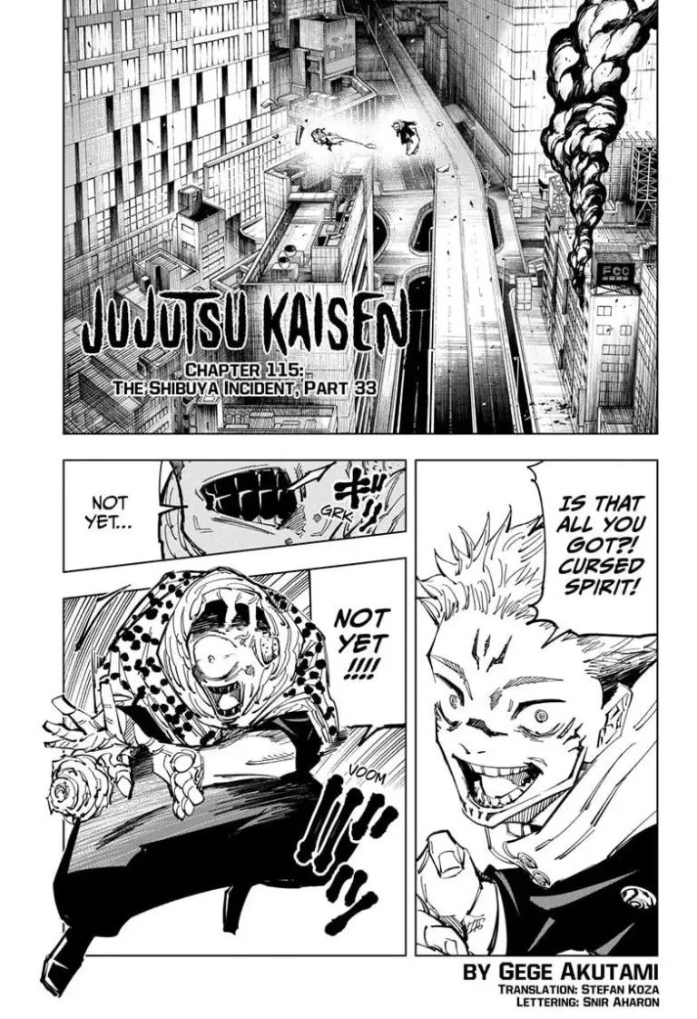 Jujutsu Kaisen Chapter 115
