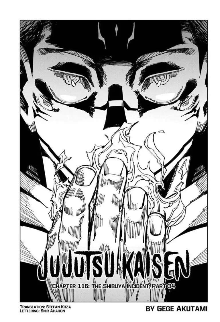 Jujutsu Kaisen Chapter 116