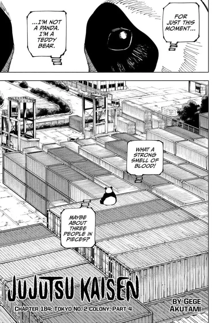 Jujutsu Kaisen Chapter 184