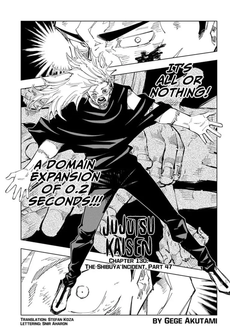 Jujutsu Kaisen Chapter 130
