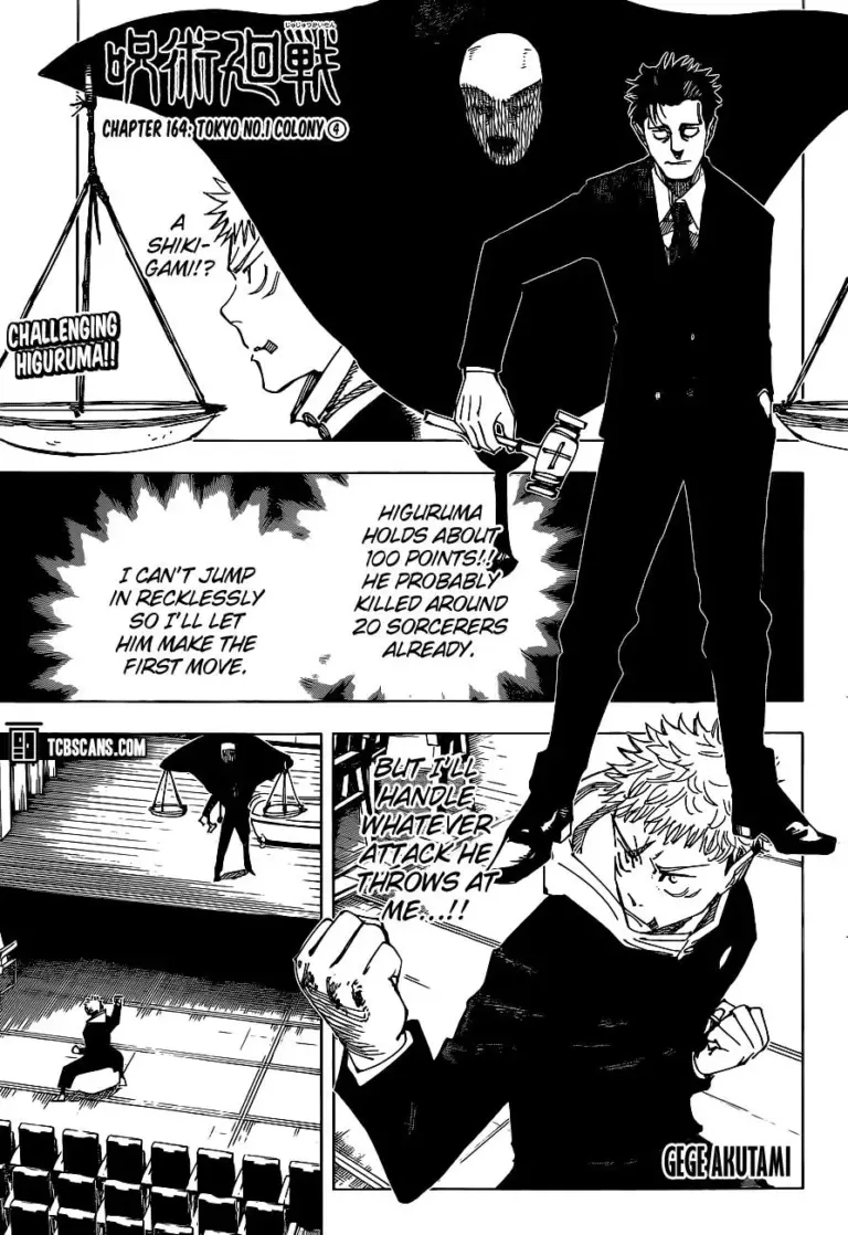 Jujutsu Kaisen Chapter 164