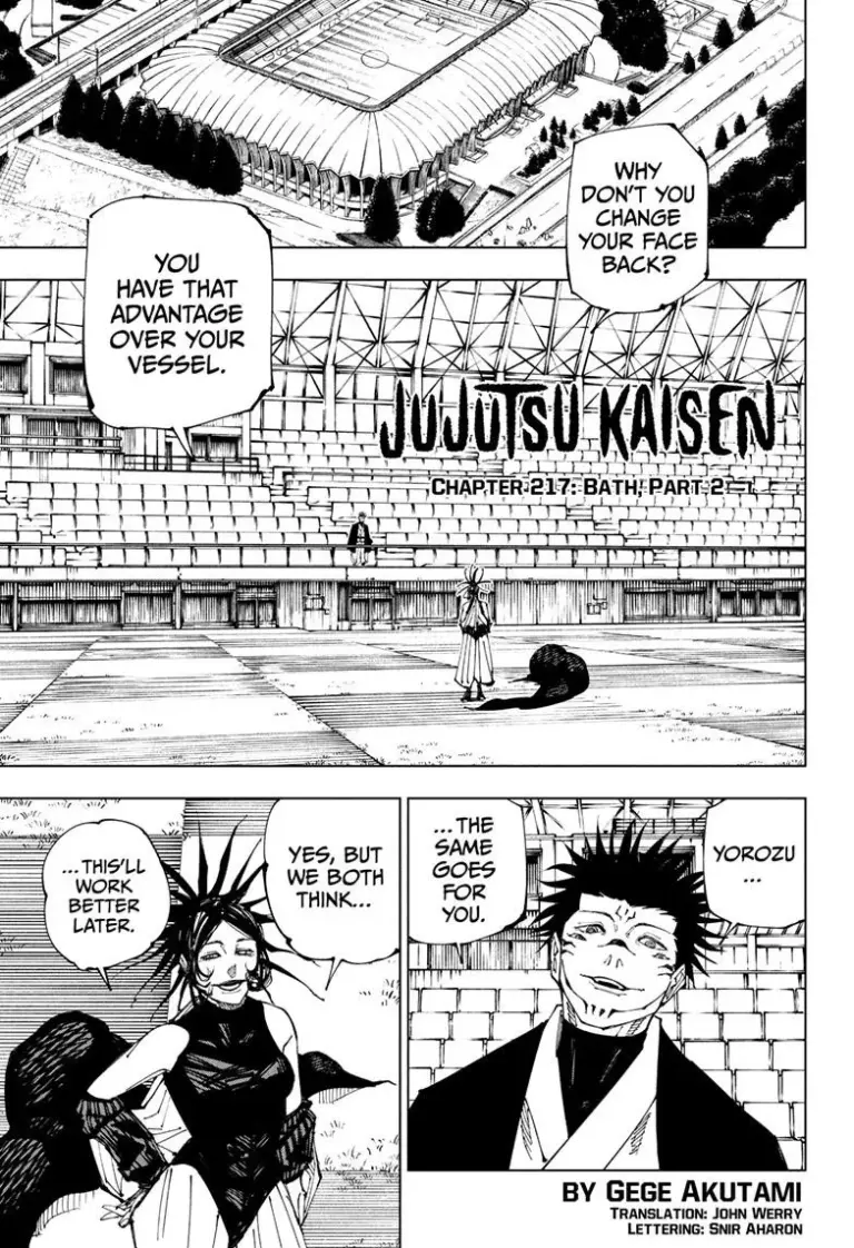 Jujutsu Kaisen Chapter 217