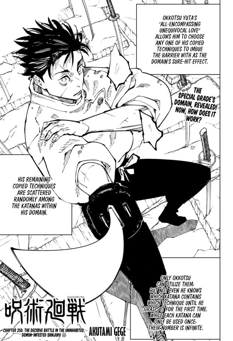 Jujutsu Kaisen Chapter 250