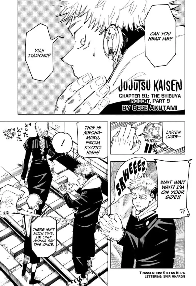 Jujutsu Kaisen Chapter 91
