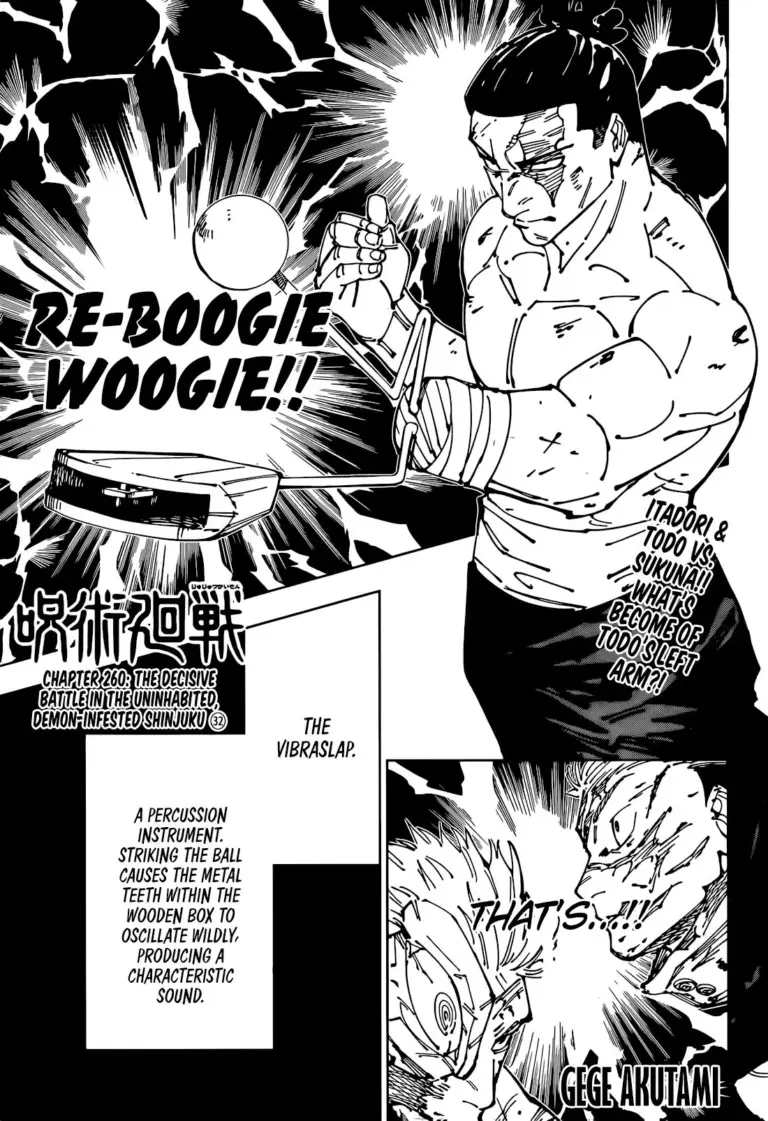 Jujutsu Kaisen Chapter 260